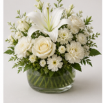 Sympathy White Arrangement
